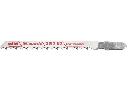Полотна для электролобзика по дереву 3 шт T101DF 75 x 4мм Bimetal MATRIX Professional 78212 купить в Нижневартовске