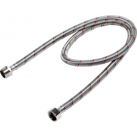 Подводка гибкая STAYER для воды, оплетка из нержавеющей стали, г/ш 1/2&quot; - 1м 51015-G/S-100 купить в Нижневартовске