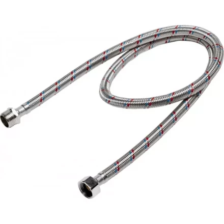 Подводка гибкая STAYER для воды, оплетка из нержавеющей стали, г/ш 1/2" - 1м 51015-G/S-100 купить в Нижневартовске