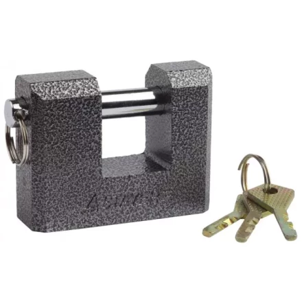 Замок STAYER "MASTER" навесной, П-образн.металлический корпус, с закаленной дужкой, в коробке, 80мм 37143-80 купить в Нижневартовске