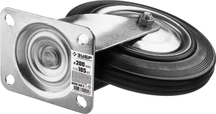 Колеса поворотные из литой резины с металлическим диском серия ПРОФЕССИОНАЛ купить в Нижневартовске