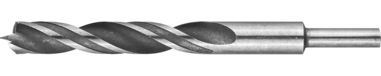 Сверло по дереву, двухленточное, спиральное, KRAFTOOL 29400-150-12, d=12x150мм 29400-150-12 купить в Нижневартовске