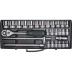 Набор торцовых головок KRAFTOOL "INDUSTRIE QUALITAT" (1/2") универсальный, Cr-V, металлический кейс, 28 предметов 27892-H28_z01 купить в Нижневартовске