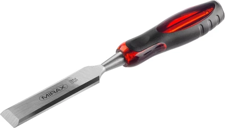 Стамеска MIRAX с двухкомпонентной прозрачной рукояткой, 25мм 1810-25 купить в Нижневартовске