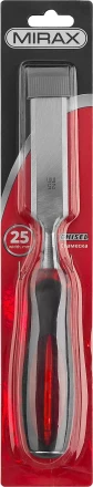 Стамеска MIRAX с двухкомпонентной прозрачной рукояткой, 25мм 1810-25 купить в Нижневартовске
