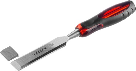 Стамеска MIRAX с двухкомпонентной прозрачной рукояткой, 25мм 1810-25 купить в Нижневартовске