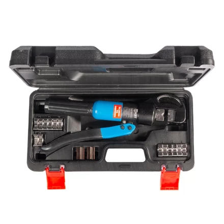 Пресс гидравлический ручной КВТ ПГР-70БР для опрессовки наконечников до 70 мм и резки болтов  до 12 мм (91807) купить в Нижневартовске