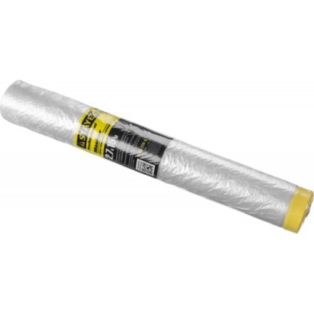 Пленка STAYER &quot;PROFESSIONAL&quot; защитная с клейкой лентой &quot;МАСКЕР&quot;, HDPE, 9мкм, 2,7х15м 12255-270-15 купить в Нижневартовске