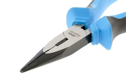 Длинногубцы прямые 160 мм хром-ванадий двухкомпонентные рукоятки БАРС 17195 купить в Нижневартовске