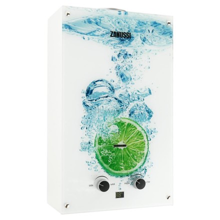 Колонка газовая Zanussi GWH 10 Fonte Glass Lime купить в Нижневартовске