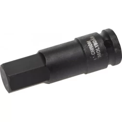 Торцовая головка KRAFTOOL "INDUSTRIE QUALITAT" ударная (1/2"), HEX, Cr-Mo, фосфатированная, H19 27950-19_z01