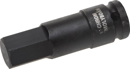 Торцовая головка KRAFTOOL &quot;INDUSTRIE QUALITAT&quot; ударная (1/2&quot;), HEX, Cr-Mo, фосфатированная, H19 27950-19_z01 купить в Нижневартовске