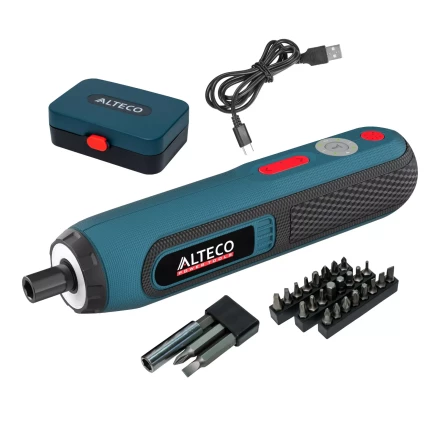 Аккумуляторная отвертка прямая ALTECO CSD 4V T 67507 купить в Нижневартовске