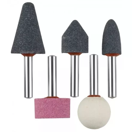 Набор ЗУБР "МАСТЕР": Абразивные минишарошки-насадки для  дрели, хвостовик d 6мм, 5 предм. 35994-H5 купить в Нижневартовске