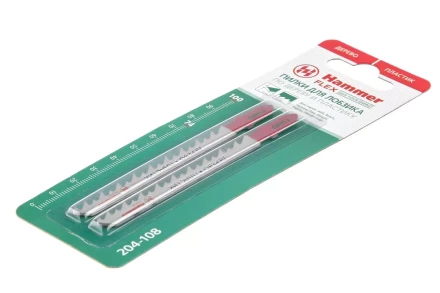 Пилки для лобзика HAMMER JG WD-PL T144D (2шт.) купить в Нижневартовске