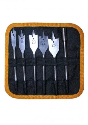 Набор сверл перовых  5 шт12-25х152мм+ 1удл.в сум1/1/40 19122 купить в Нижневартовске