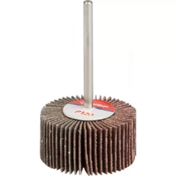 Круг шлифовальный ЗУБР &quot;МАСТЕР&quot; веерный лепестковый, на шпильке, тип КЛО, зерно-электрокорунд нормальный, P120, 15х30мм 36600-120