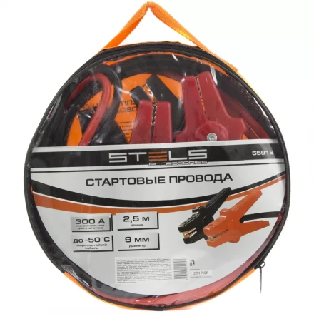 Провода стартовые 300А 2,5 м сумка на молнии STELS 55918 купить в Нижневартовске