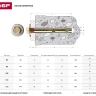 Болт анкерный ЗУБР с пластиковым кольцом, желтопассивированный, 10х100мм, ТФ6, 1шт 4-302316-10-100 купить в Нижневартовске