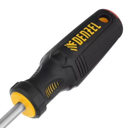 Отвертка PH3х150 мм, CrV, трехкомпонентная рукоятка Denzel 12184 купить в Нижневартовске