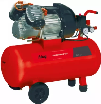 Компрессор масляный поршневой прямой привод Automobile Set VD 32/50 + 9 предметов Fubag купить в Нижневартовске