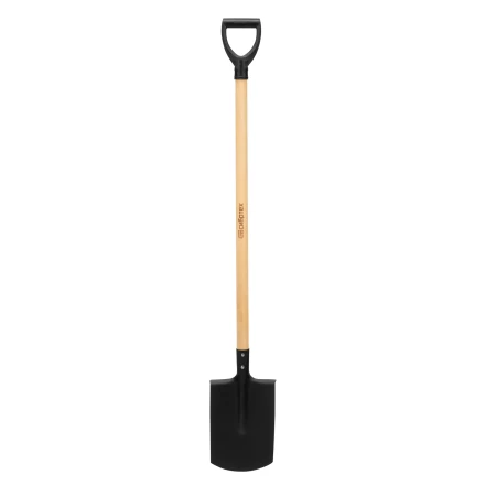 Лопата прямоугольная, 200х284х1340 мм, деревянный черенок с пропиткой, Россия Сибртех 614585 купить в Нижневартовске