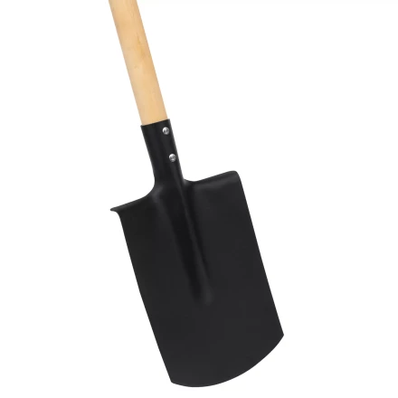 Лопата прямоугольная, 200х284х1340 мм, деревянный черенок с пропиткой, Россия Сибртех 614585 купить в Нижневартовске