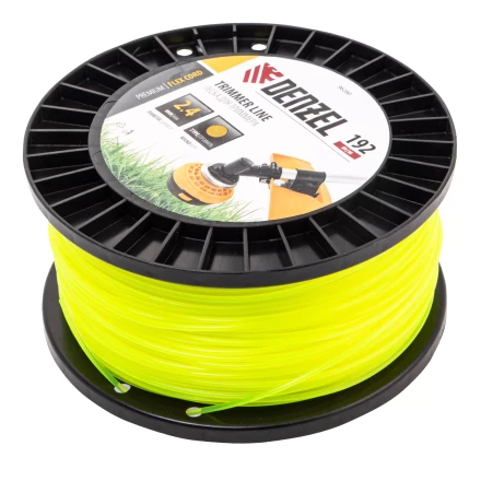 Леска для триммера круглая Denzel, 2,4мм х 192м, на DIN катушке FLEX CORD, 96280 купить в Нижневартовске