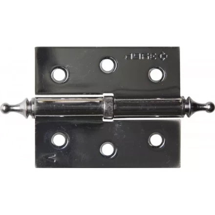 Петля дверная разъемная ЗУБР "ЭКСПЕРТ", 1 подшипник, цвет хром (CP), левая, с крепежом, 75х63х2,5мм, 2 шт 37605-075-2L купить в Нижневартовске