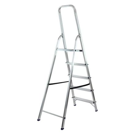 Стремянка усиленная MTX 9771477, 5 ступеней, алюминиевая, Россия купить в Нижневартовске