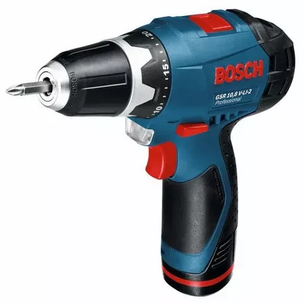 Дрель-шуруповерт аккумуляторная BOSCH GSR 10,8-2-LI (0.601.868.109) в кейсе купить в Нижневартовске
