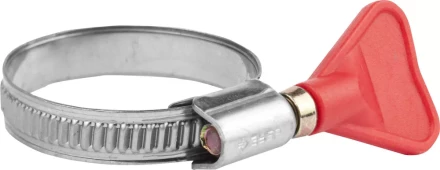 Хомуты ЗУБР "ЭКСПЕРТ" "Бабочка", нерж. сталь, накатная лента 9 мм, 25-40 мм, 2 шт 37835-25-40 купить в Нижневартовске