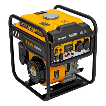 Генератор инверторный DENZEL GK-3800iF, 3,8 кВт, 230 В, ручной старт купить в Нижневартовске
