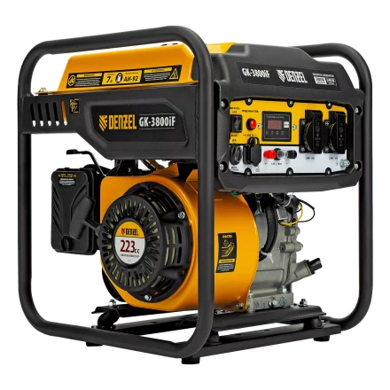 Генератор инверторный DENZEL GK-3800iF, 3,8 кВт, 230 В, ручной старт купить в Нижневартовске