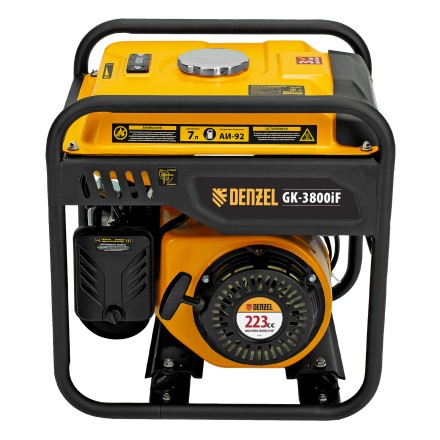 Генератор инверторный DENZEL GK-3800iF, 3,8 кВт, 230 В, ручной старт купить в Нижневартовске