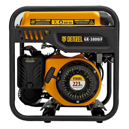Генератор инверторный DENZEL GK-3800iF, 3,8 кВт, 230 В, ручной старт купить в Нижневартовске