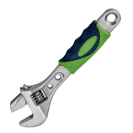 Ключ разводной Сибртех, 150мм, переставная губка, 2-х комп. рукоятка, 15597 купить в Нижневартовске