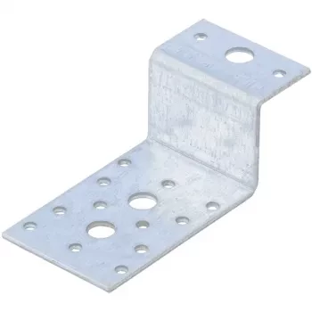 Крепежный уголок Z-образный, KUZ 45х90х65 мм, цинк  СИБРТЕХ Россия 46537 купить в Нижневартовске