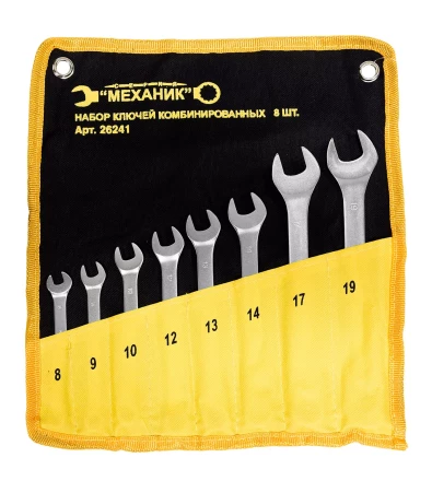 Набор ключей комбинированных 8 шт. чехол Энкор 26241 купить в Нижневартовске