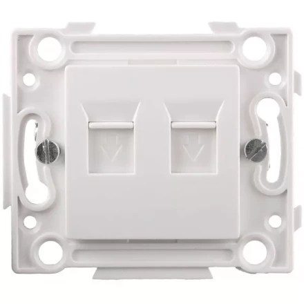 Розетка СВЕТОЗАР телефонная, 2 гнезда SV-55245-2 купить в Нижневартовске