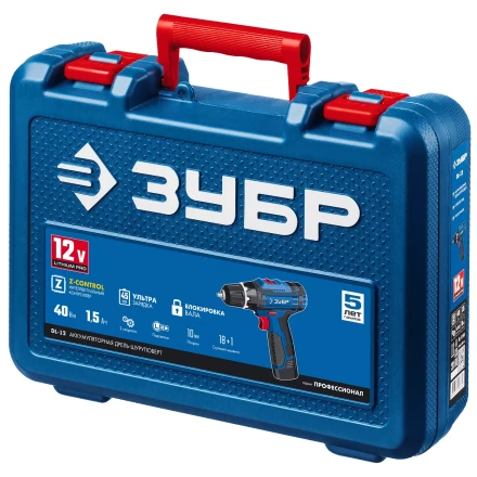 Дрель-шуруповерт 2 АКБ DL-12 A5 серия ПРОФЕССИОНАЛ купить в Нижневартовске