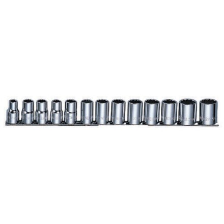 Набор головок торцевых 12-гранных на рельсе 3/8-1-1/8&quot;SAE Jonnesway S05H4213S 49079 купить в Нижневартовске