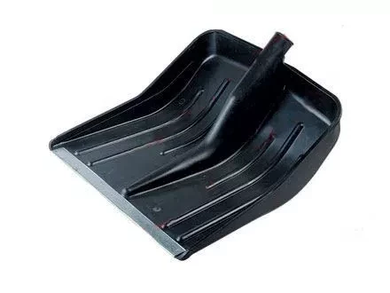 Лопата снеговая 445 x 385 мм без черенка пластмассовая алюминиевая окантовка Россия 61441 купить в Нижневартовске