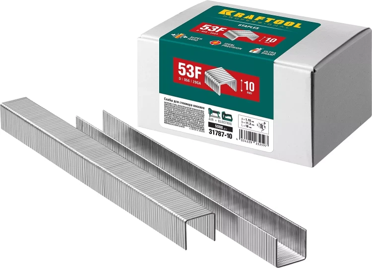Скобы тип 20GA (53F / D / 056) 5000 шт 31787-10 купить в Нижневартовске