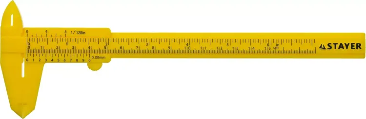 Штангенциркуль STAYER "STANDARD" пластмассовый, 150 мм 3440_z01 купить в Нижневартовске