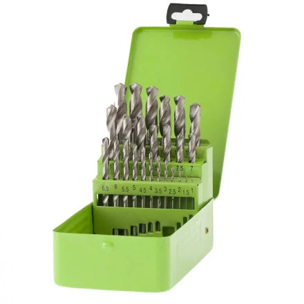 Набор сверл по металлу 1-13 мм 25 шт HSS в металлической коробке Сибртех 72379 купить в Нижневартовске