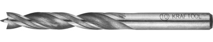 Сверло по дереву, двухленточное, спиральное, KRAFTOOL 29400-120-10, d=10x120мм 29400-120-10 купить в Нижневартовске