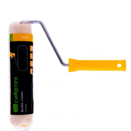 Валик "Лаки" 250 мм ворс 5 мм D 48 мм D ручки 8 мм Велюр Сибртех 80179 купить в Нижневартовске