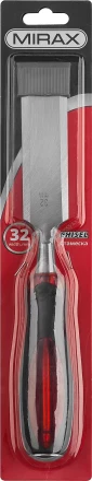 Стамеска MIRAX с двухкомпонентной прозрачной рукояткой, 32мм 1810-32 купить в Нижневартовске