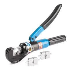 Пресс гидравлический ручной КВТ ПГР-70ТР для опрессовки наконечников до 70 мм и тросов  до 4 мм (91808)